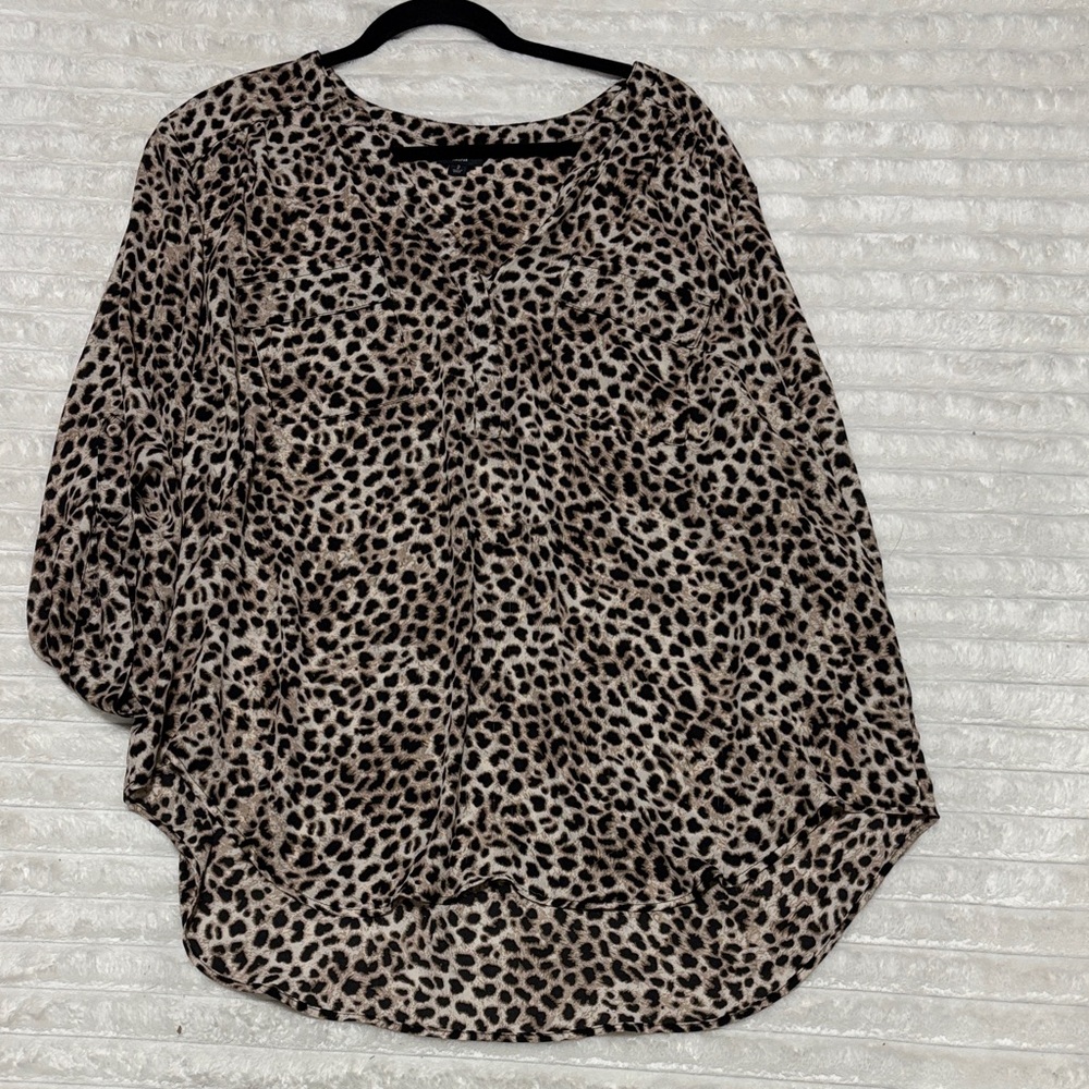 Torrid Leopard Print Blouse